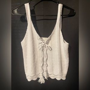XS Old Navy white crop top